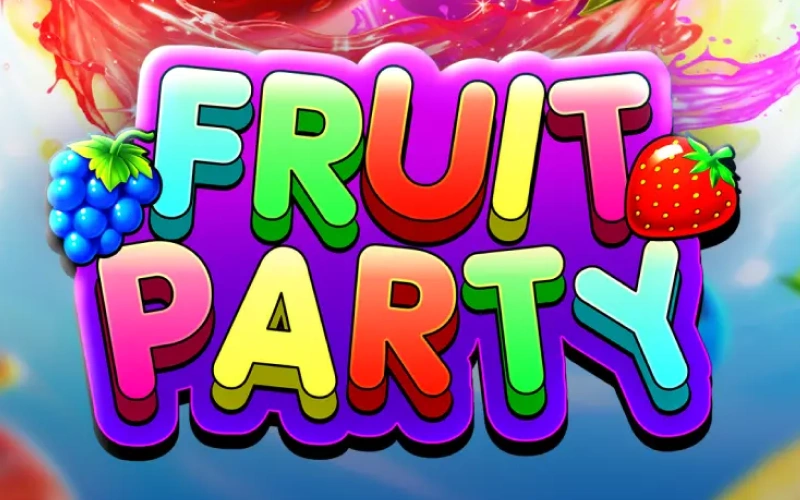 Agrupá bloques de frutas y multiplicadores en la vibrante tragamonedas Fruit Party w Betano.